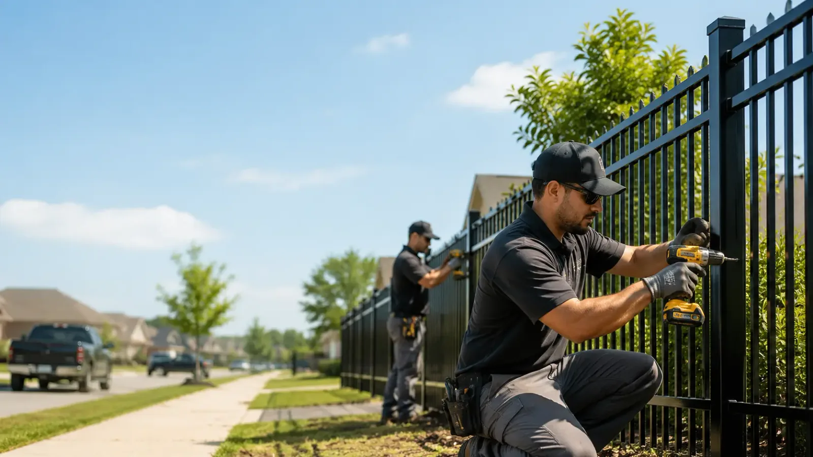 Metal Fence Installation in Southington, OH